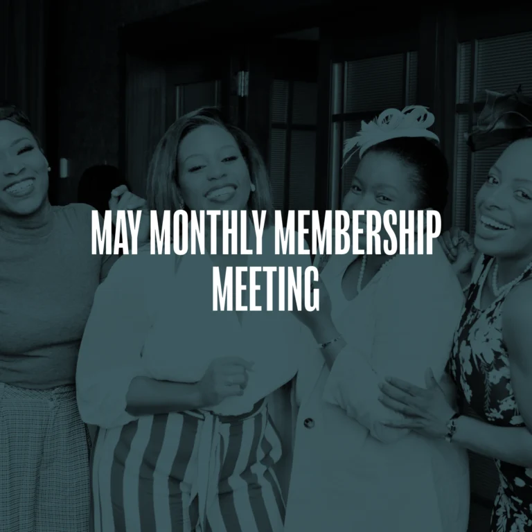 May Monthly Membership Meeting